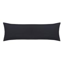Fronha body pillow - 40 x 130 - preto