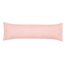 Fronha Body Pillow Toque Acetinado 40cm x 130cm Play - Rosa - Altenburg