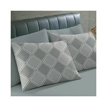 Fronha Bouton Basic Estampada Clinton Cinza