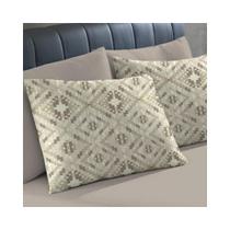 Fronha Bouton Basic Estampada Dados Bege