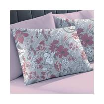 Fronha Bouton Basic Estampada Dinas Rose
