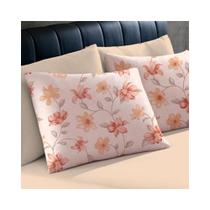 Fronha Bouton Basic Estampada Jania Coral