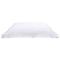 Fronha Buettner Cristal Renda Renascença Percal 300 Fios 50x70cm