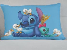 Fronha Capa de Travesseiro Disney Lilo Stitch Microfibra
