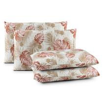 Fronha Capa de Travesseiro Estampada Protetora Kit 4 unidades Com Zíper 100 Algodão Malha Importada Fronha Capa de Travesseiro Estampada Protetora Kit 4 unidades Com Zíper 100 Algodão Malha Importada