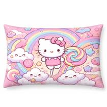 Fronha Capa Hello Kitty para Travesseiro 70cmx50cm