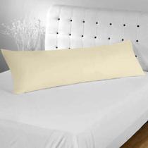 Fronha Capa Travesseiro Corpo Xuxão Algodão Palha 1,30X0,40 Fronha Capa Travesseiro Corpo Xuxão Algodão Palha 1,30X0,40