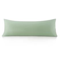 Fronha corporal Oubonun 100% algodão 800TC 21x54cm verde sálvia