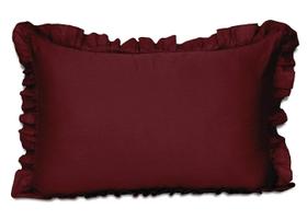 Fronha de Algodão com Babados Estilo Shabby Chic para Decoração Rústica - Vargottam Fronha de Algodão com Babados Estilo Shabby Chic para Decoração Rústica - Vargottam