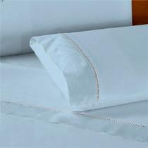 Fronha de Berço com Ponto Palito 30cm x 40cm 100% Algodão Percal 200 Fios