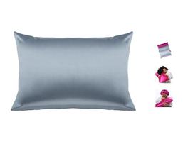 Fronha De Cetim Anti-frizz Dormir Profissional Prata Dompel