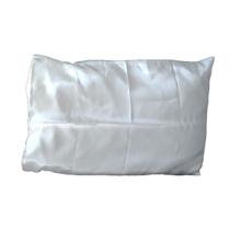 Fronha de Cetim Champanhe com Zíper Aromá 50 cm x 70 cm