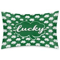 Fronha de cetim Pardick St. Patrick's Day Green Queen Size