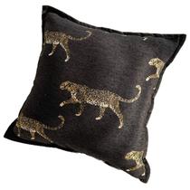 Fronha de luxo com estampa de leopardo em estilo chinês vintage