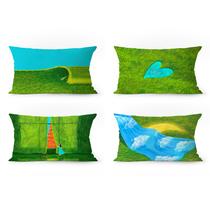 Fronha de pelúcia Spring Meadow Nordic Style 40x60cm