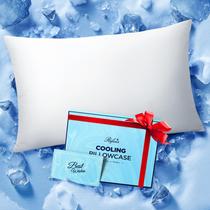 Fronha de resfriamento Rifens Ice Cooling para pessoas que dormem bem, branca