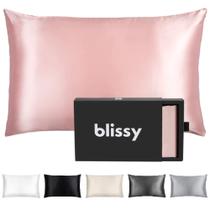 Fronha de seda Blissy 100% Pure Mulberry Silk 22 Momme Pink