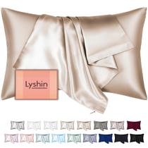 Fronha de Seda LYSHIN Padrão 51x66cm Champanhe Fronha de Seda LYSHIN Padrão 51x66cm Champanhe