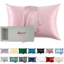 Fronha de seda ROSEWARD Pink 22 Momme 100% seda de amora