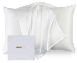 Fronha de seda ZIMASILK atualizada 100% seda de amora pura Fronha de seda ZIMASILK atualizada 100% seda de amora pura