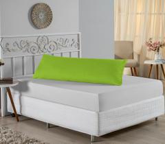 Fronha de Travesseiro Corpo Xuxão Malha 100% Algodão 1,30cm x 40cm Pistache