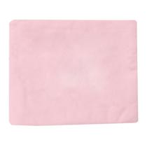 Fronha de Travesseiro Rampa Anti Refluxo 35x64x8cm Para Berço Carinho Menina Rosa 100 Algodão Lisa Antialérgico Macio Baby Deluxe