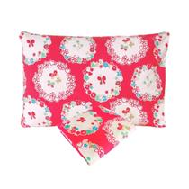 Fronha e Lençol de Elástico Jardim Mini Cama 70x150cm Percal 160 Fios 100% Algodão Arrumadinho Fronha e Lençol de Elástico Jardim Mini Cama 70x150cm Percal 160 Fios 100% Algodão Arrumadinho