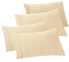 Fronha Elegant Comfort 1500 Premium de microfibra, pacote com 4