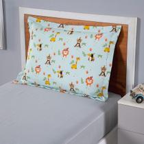 Fronha Estampada Infantil Joy 70 x 50cm Algodão Percal 180 Fios