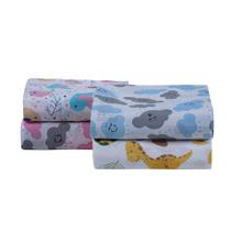 Fronha estampada para travesseiro de corpo infantil 90x30 com zíper