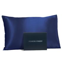 Fronha Fishers Finery Mulberry Silk 25 mm Queen Navy
