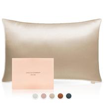 Fronha Grace & Company Silky Satin para cabelo e pele dourada