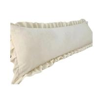 Fronha Grande De Flanela De Inverno Com Babados Para Casal, Tamanho Duplo 45x180cm, Roupa De Cama - NONE Fronha Grande De Flanela De Inverno Com Babados Para Casal, Tamanho Duplo 45x180cm, Roupa De Cama - NONE