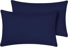 Fronha Hriksh Toddler 33x46 cm de algodão egípcio azul marinho