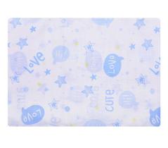 Fronha Infantil Avulsa 100% algodão 28 cm x 40 cm Baby Nice Azul