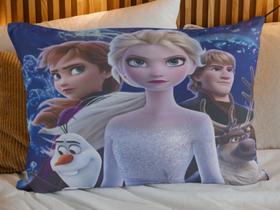 Fronha Infantil Capa de Travesseiro Frozen Ana Elsa Olaf