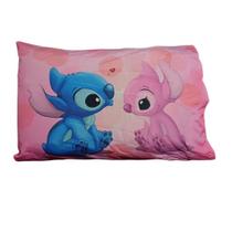 Fronha infantil capa de travesseiro Lilo Stitch