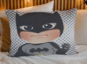 Fronha Infantil Capa de Travesseiro Super Heróis Batman