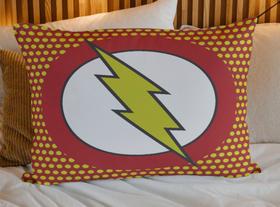 Fronha Infantil Capa de Travesseiro Super Heróis Flash