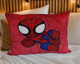 Fronha Infantil Capa de Travesseiro Super Heróis Homem Aranha