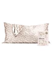 Fronha Kitsch Queen Size (50x90cm) em Cetim com Estampa de Leopardo