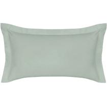 Fronha Lux 200 Fios Avulsa 50x90cm 100% Algodão Altenburg Verde Claro