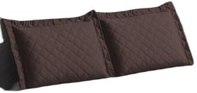 Fronha Matelada Para Travesseiros Microfibra 2 Peças Marrom Fronha Matelada Para Travesseiros Microfibra 2 Peças Marrom