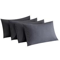 Fronha MINIPANDA Queen 51x76 cm Conjunto com 4 Peças Cinza Escuro Fronha MINIPANDA Queen 51x76 cm Conjunto com 4 Peças Cinza Escuro