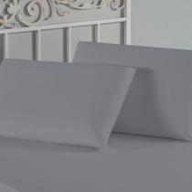 Fronha Nobre 1 Peça 50cm X 70cm Malha 100% Algodão - Cinza Fronha Nobre 1 Peça 50cm X 70cm Malha 100% Algodão - Cinza