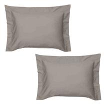 Fronha Par Satinée Tinto 50x70 cm Fend Stone Kacyumara