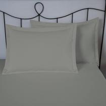 Fronha para Travesseiro 2 Peças Percal 140 Fios 70x50cm Aba Americana