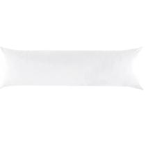 Fronha para Travesseiro Body Pillow Home&Cia com Zíper 40x140cm Branco Fronha para Travesseiro Body Pillow Home&Cia com Zíper 40x140cm Branco