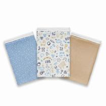 Fronha Para Travesseiro De Bebe 100% Algodão 30x40cm Kit C/3