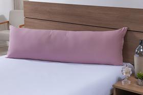 Fronha Para Travesseiro de Corpo 1,40mx45cm 100% Algodão 180 Fios Rosê Fronha Para Travesseiro de Corpo 1,40mx45cm 100% Algodão 180 Fios Rosê